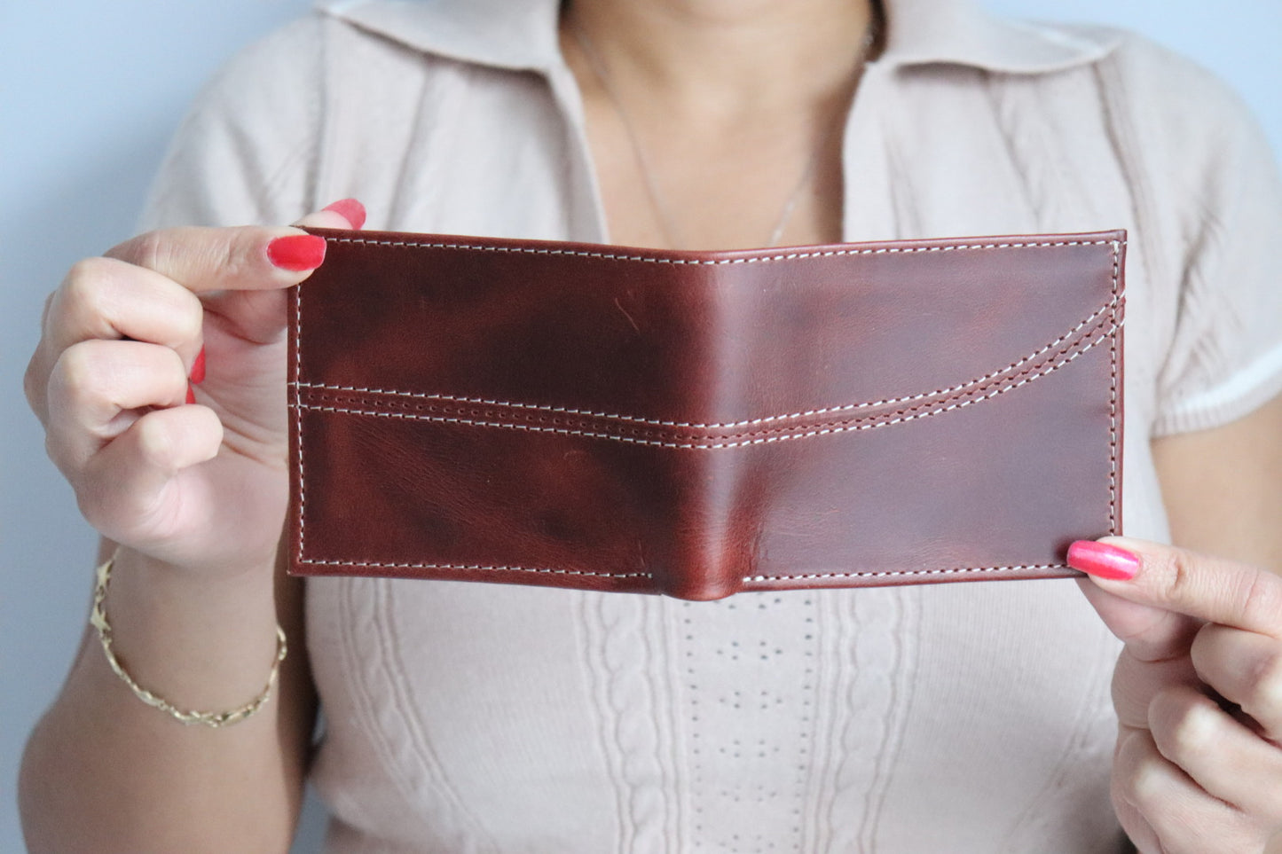 Merlot Fold- Mens Wallet