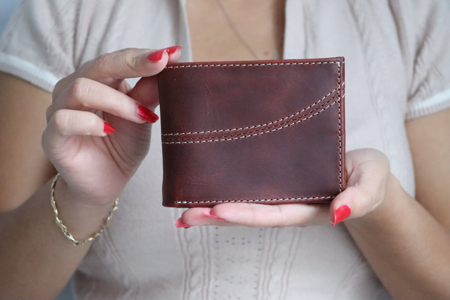 Merlot Fold- Mens Wallet