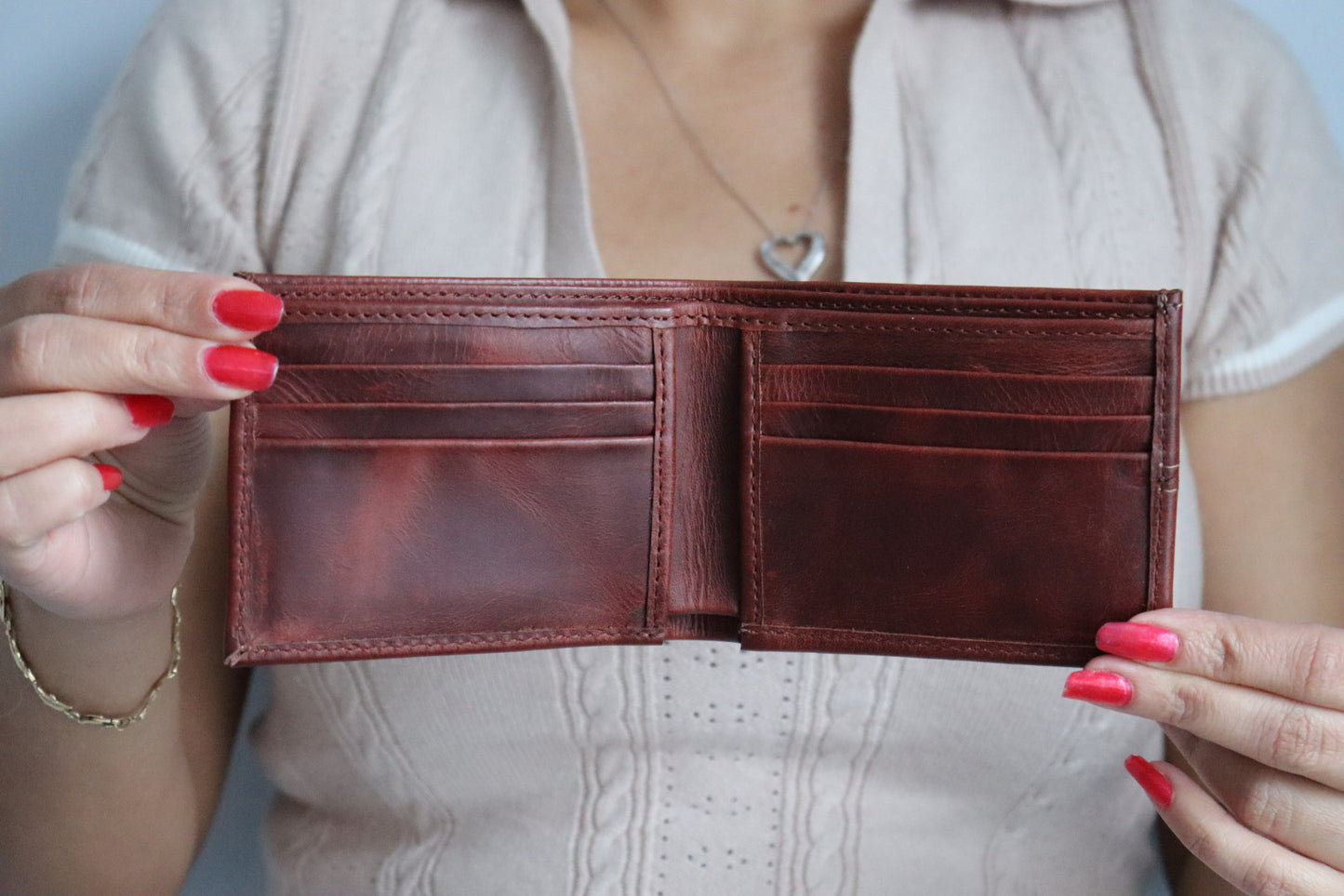 Merlot Fold- Mens Wallet