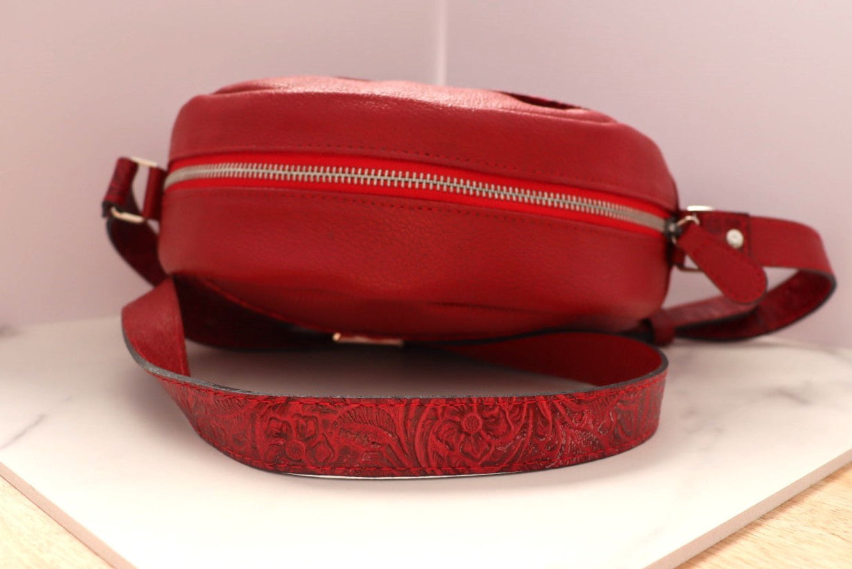 Rosy Red- Cross Body Bag