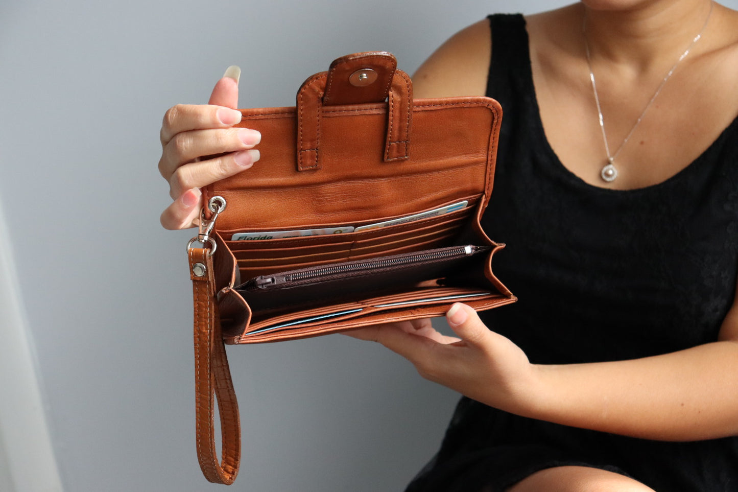 Carameluxe-Wristlet Wallet