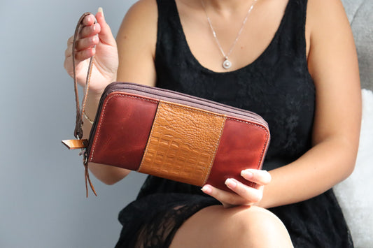 Rust & Scale- Clutch Wallet