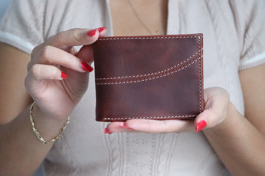 Merlot Fold- Mens Wallet