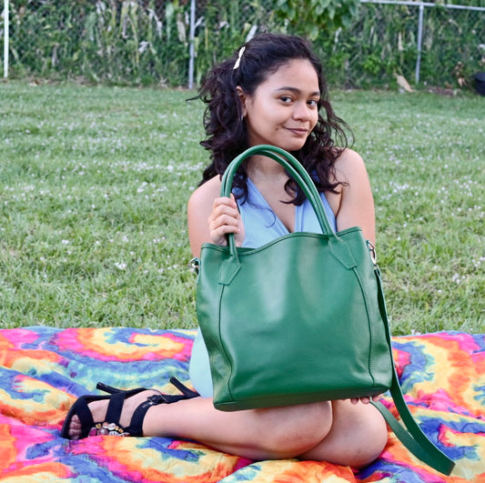 Emerald Drift Tote