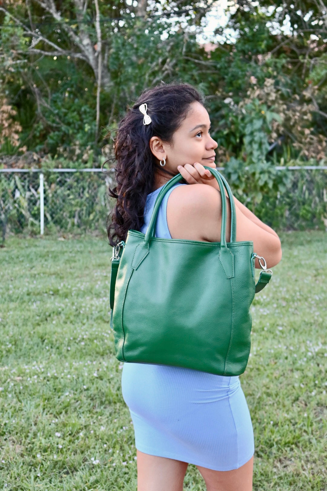 Emerald Drift Tote